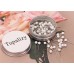 Tupalizy 1/8 Inch Map Tacks DIY Craft Plastic Round Head Push Pins with Steel Point for Cork Boards(White, 100PCS)
