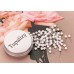 Tupalizy 1/8 Inch Map Tacks DIY Craft Plastic Round Head Push Pins with Steel Point for Cork Boards(White, 100PCS)